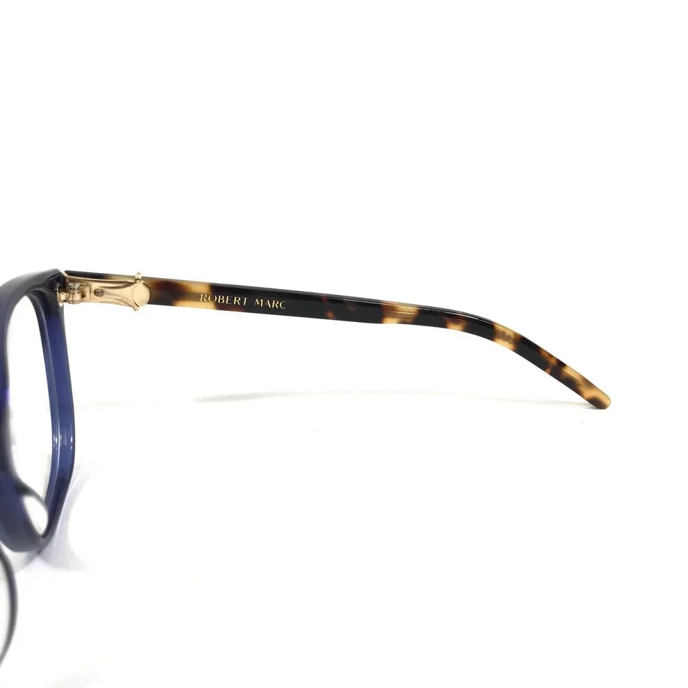 Robert Marc Eyeglasses Frames 860 294 Blue Tortoise Square Full Rim 50-16-140